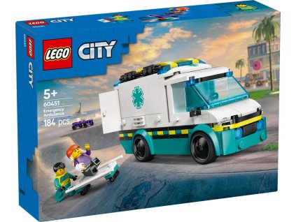 LEGO CITY Auto sanitka 60451 STAVEBNICE