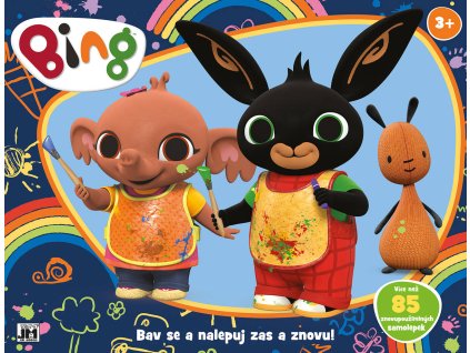 JIRI MODELS Album samolepky Králíček Bing Bav se a nalepuj zas a znovu!