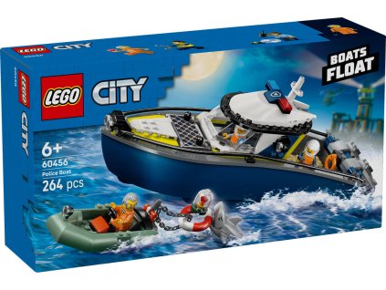 LEGO CITY Honička na policejní lodi 60456 STAVEBNICE