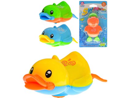 Kačenka baby plavající na natažení do vody do vany 4 barvy