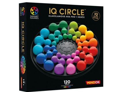 MINDOK Hlavolamová hra SMART GAMES IQ Deluxe-Circle 120 rébusů