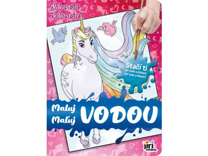 JIRI MODELS Maluj vodou jednorožci omalovánky