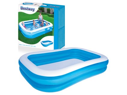 BESTWAY 54006 - Nafukovací bazén obdelníkový modrý 262 x 175 x 51 cm