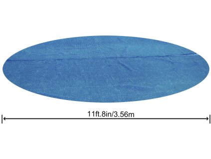 BESTWAY 58242 - Solarní plachta na bazén 356 cm modrá kulatá