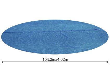 BESTWAY 58253 - Solarní plachta na bazén 462 cm modrá kulatá