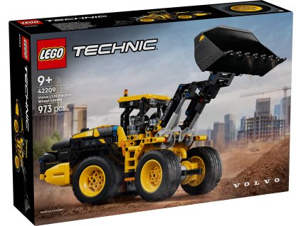 LEGO TECHNIC Kolový nakladač Volvo L120 Electric 42209 STAVEBNICE