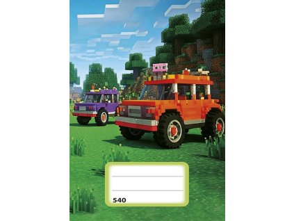 Sešit (540) A5 nelinkovaný, 40l, Auta