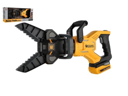 Hydraulické nůžky záchranářské plast 45cm na baterie se zvukem v krabici 48x20x10cm