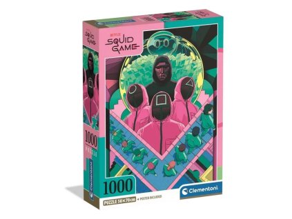 Clementoni - Puzzle 1000 Netflix: Squid game 2 (Hra na oliheň) 2