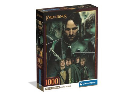 Clementoni - Puzzle 1000 Pán prstenů