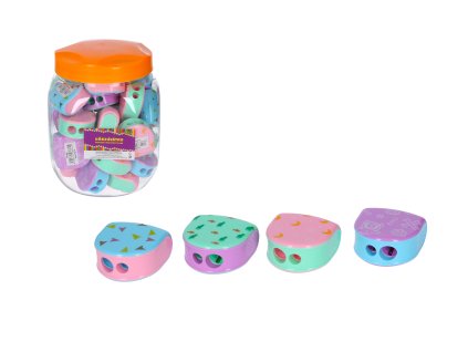 Ořezávátko na dvě tužky se zásobníkem