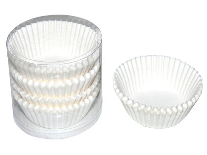 Košíčky cukrářské bílé 10,5cm (pr.4,5cm, v.3cm) - 100ks