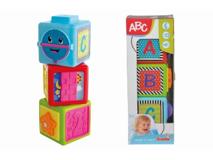 Veselé aktívne kocky stohovacie