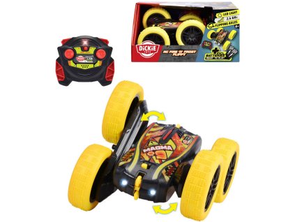 DICKIE RC Auto Fire´n Frost Flippy trikové na vysílačku 2,4GHz na baterie Světlo