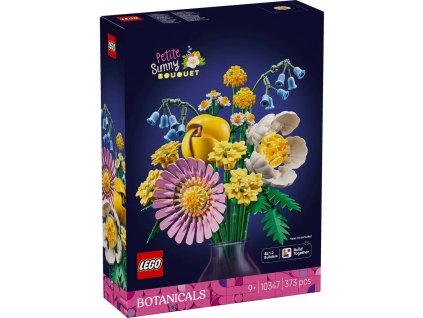 LEGO BOTANICALS Drobná slunečná kytice 10347 STAVEBNICE