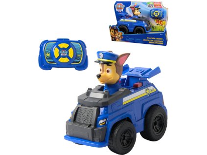 SPIN MASTER RC Auto Tlapková Patrola Chase na vysílačku na baterie Světlo