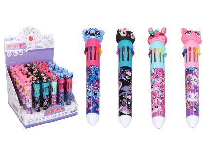 Propiska vícebarevná 0,5 mm (10 barev) Zvířátka