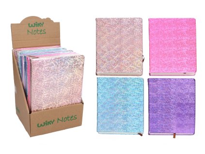 Notes linkovaný 21x14,5 cm, 100 stran - MIX