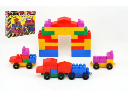 Stavebnice LORI 4 plast 100ks v krabici 23x25x20cm