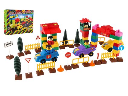 Stavebnice LORI 9 plast 96ks v krabici 35x28x7cm