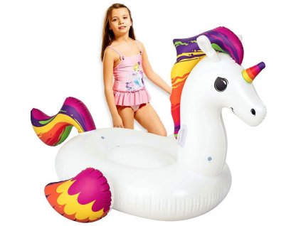 BESTWAY 41114 - Nafukovací zvířátko JEDNOROŽEC 155 x 119 cm