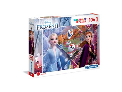 Clementoni - Puzzle Maxi 104 Frozen 2