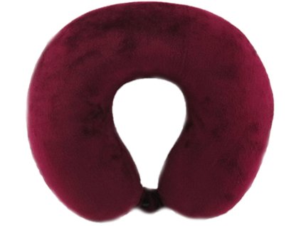 Záhlavník z mikrovlákna s paměťovou pěnou - fialový