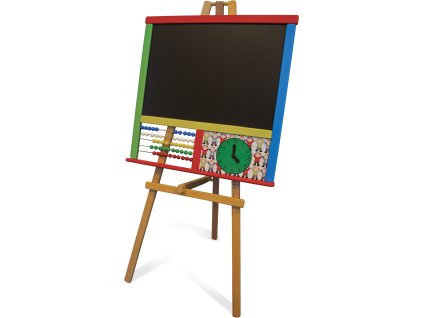 BABU - Tabule s počítadlem a hodinami BAREVNÁ