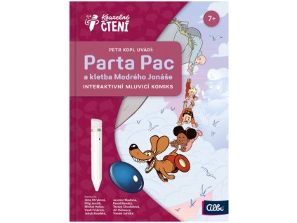 ALBI Kouzelné čtení Komiks interaktivní Parta Pac a kletba Modrého Jonáše