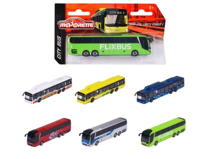 MAN City autobus kovový, 6 druhov