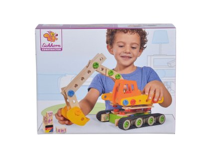 Stavebnica Constructor 4 Bager, 170 dielov