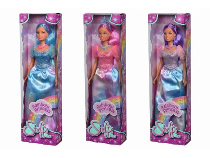 Bábika Steffi Rainbow Princess, 3 druhy