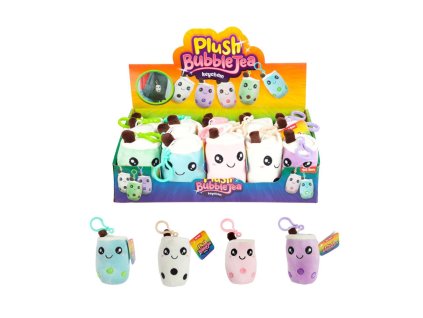 Přívěsek hrneček plyš 8x11cm 5 barev 15ks v boxu