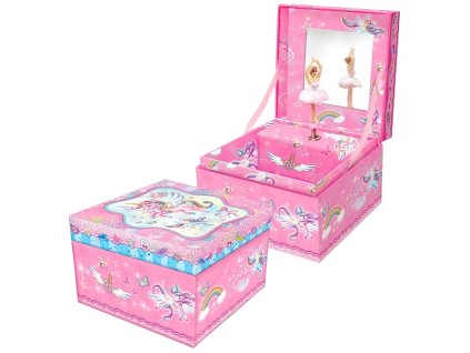 Šperkovnice s hudbou - Jednorožec s baletkou