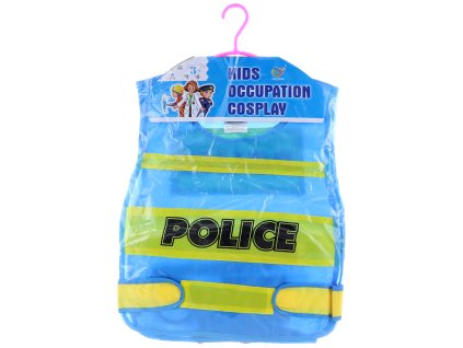 KARNEVAL Šaty policie s vestou malý policajt *KOSTÝM*