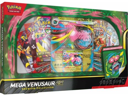 Pokémon TCG: Mega Venusaur ex Premium Collection hra
