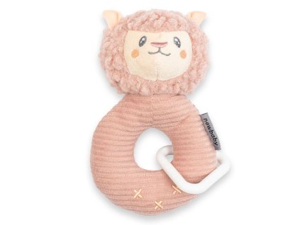 Chrastítko plyš New Baby Lama 15cm