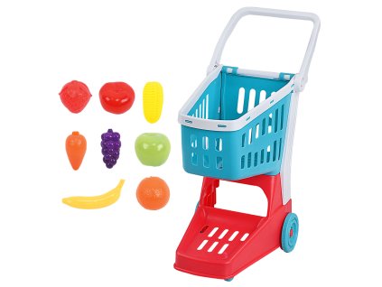Playgo Nákupní vozík s potravinami