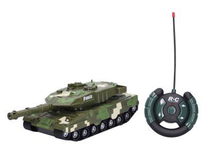 Tank RC na dálkové ovládání s efekty 28 cm