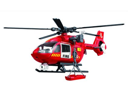 Vrtulník hasičský s efekty 38 cm
