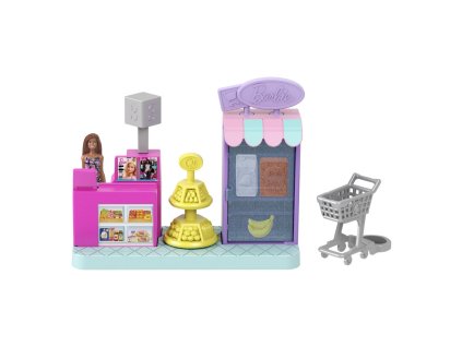 Barbie mini Barbieland herný set - SUPERMARKET