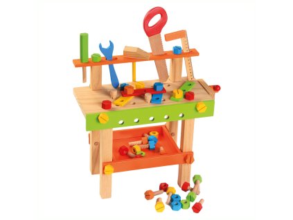 Bino Dětský pracovní stůl s nářadím