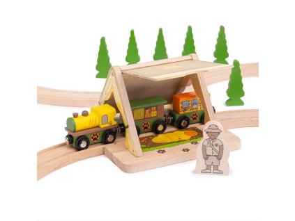 Bigjigs Rail Safari stan