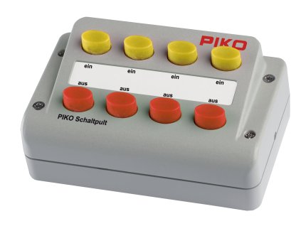 Piko Analogový ovládací panel (4 spínače, červeno-žluté) - 55261