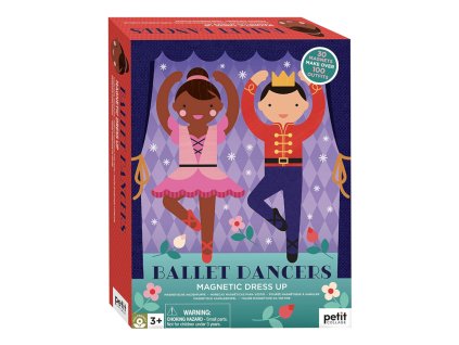 Petit Collage Magnetické oblékání Baletní tanečníci