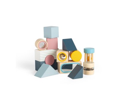 Bigjigs Toys Senzorické kostky