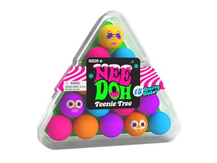 Schylling  NeeDoh Vánoční stromeček s 15 mačkacími ozdobami