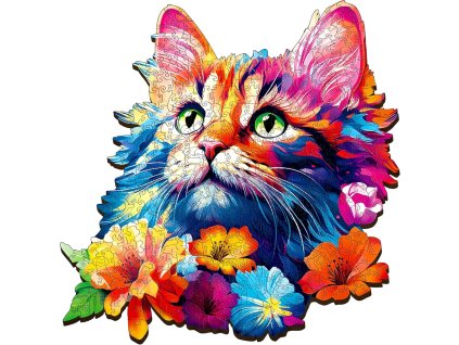 EscapeWelt Dřevěné puzzle Kočka 300 dílků