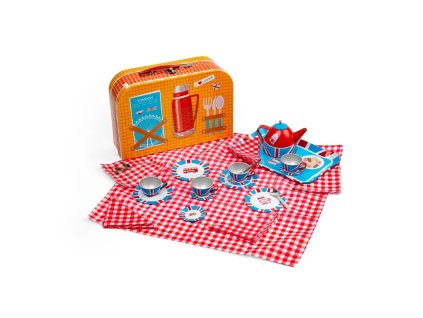 Bigjigs Toys Čajová sada v kufříku Londýn