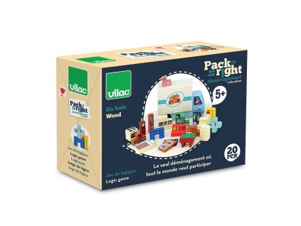 Vilac Dřevěná logická hra Nalož to správně! Stěhováci
